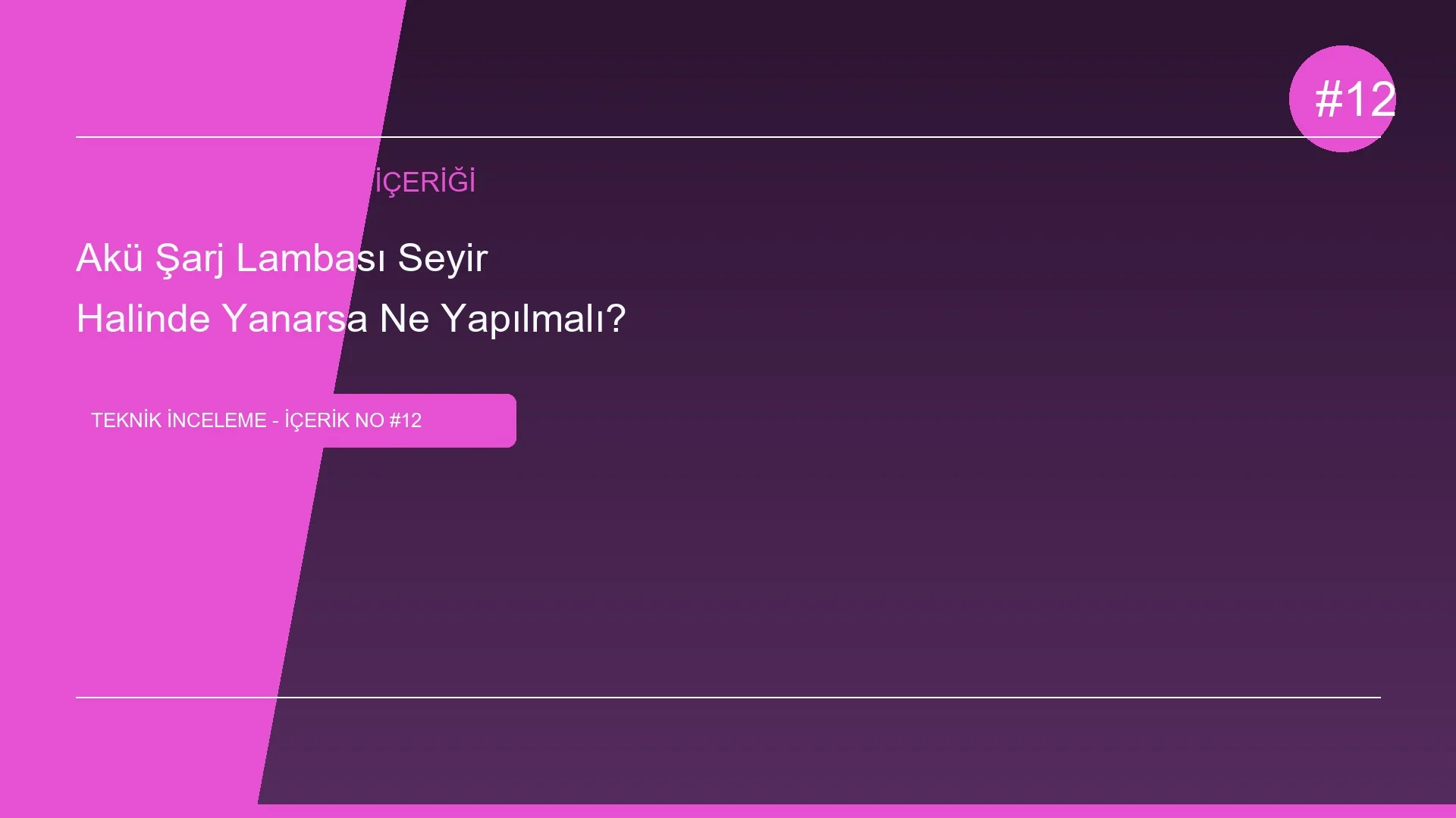 Akü Şarj Lambası Seyir Halinde Yanarsa Ne Yapılmalı?