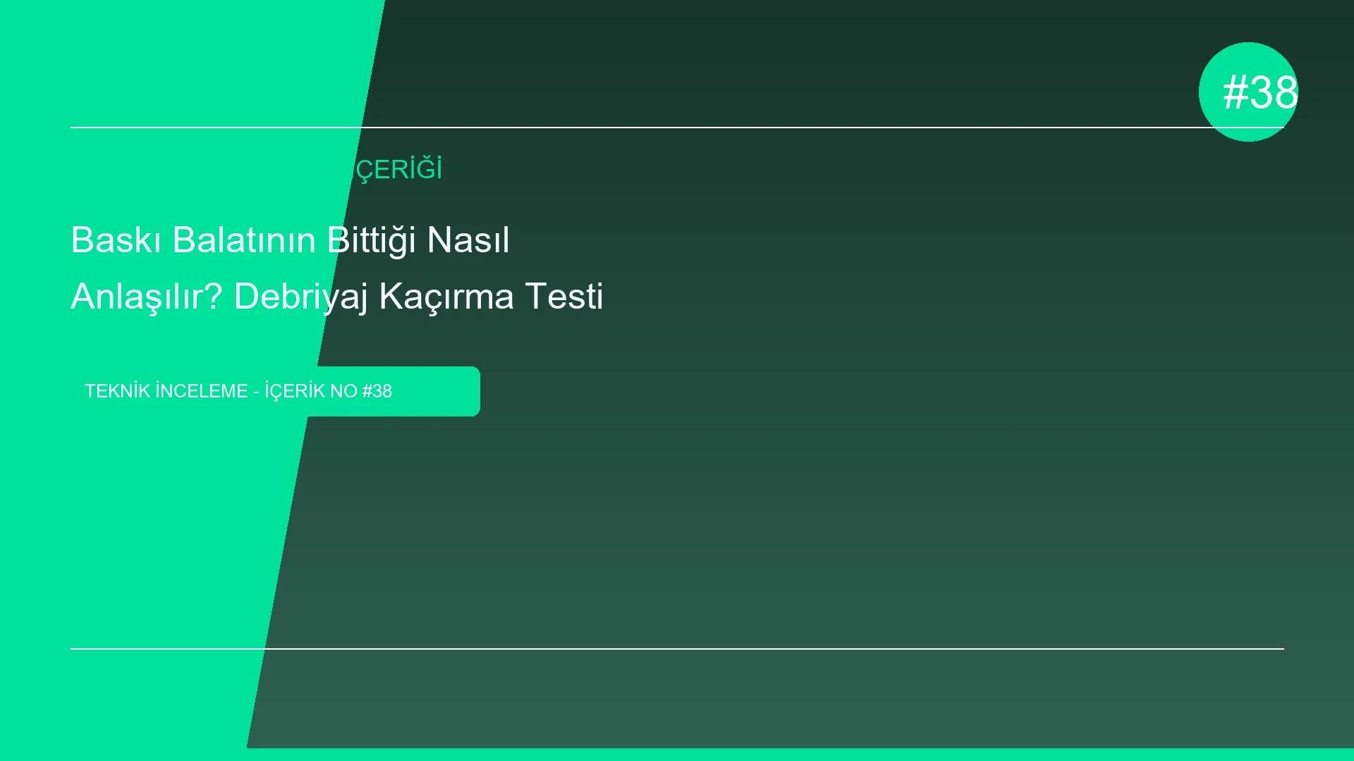 Baskı Balatının Bittiği Nasıl Anlaşılır? Debriyaj Kaçırma Testi