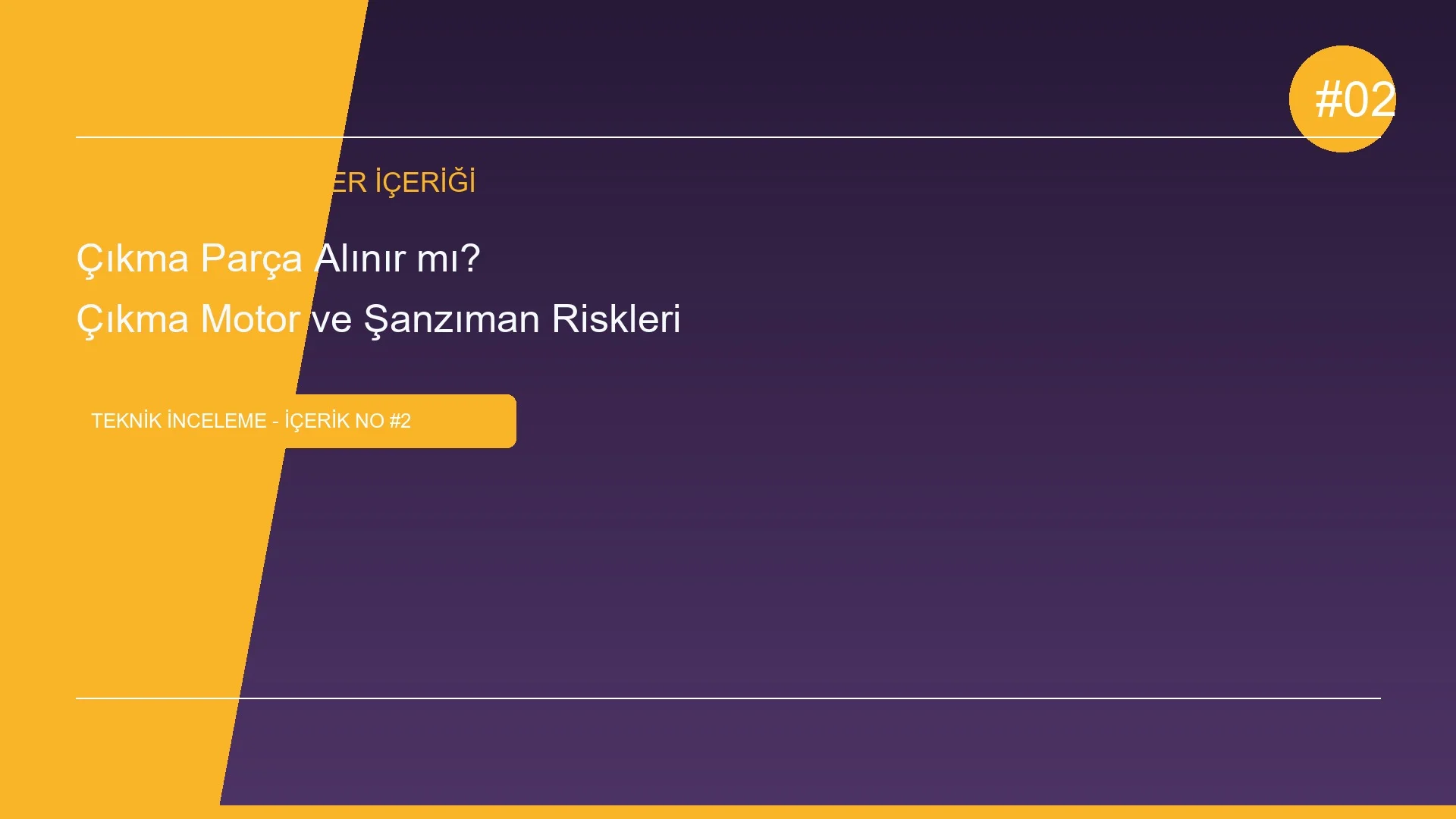 Çıkma Parça Alınır mı? Çıkma Motor ve Şanzıman Riskleri